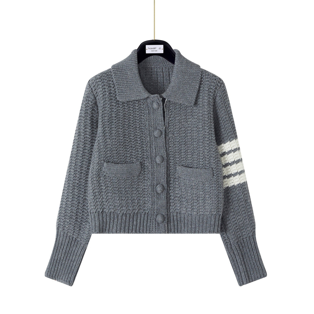 wool knit cardigan