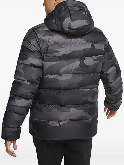 Nike down-fill camouflage puffer jacket
