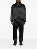FEAR OF GOD ESSENTIALS satin zip-up jacket