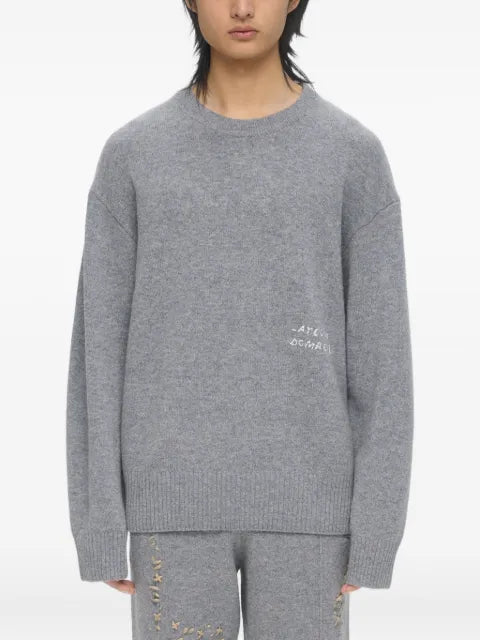DOMREBEL embroidered crew-neck sweater