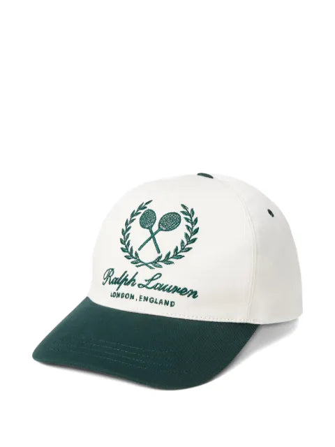 Ralph Lauren Purple Label twill-crest-embroidered baseball cap