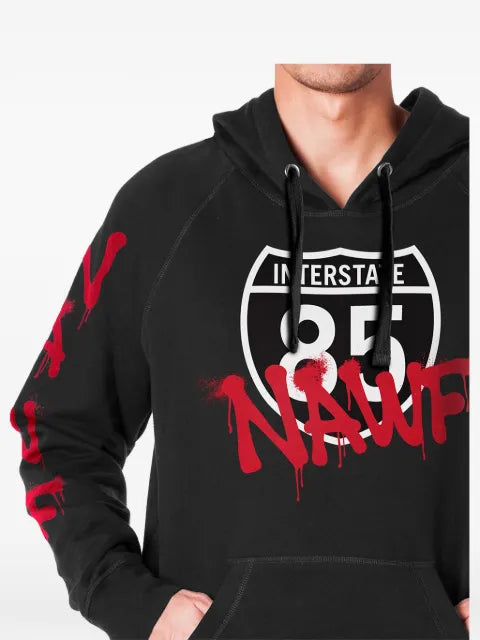 NEW ERA CAP printed hoodie