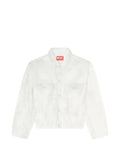 Diesel elasticated trucker jacket in denim
