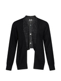 Comme des Garçons Homme Plus layered-effect fine-knit cardigan