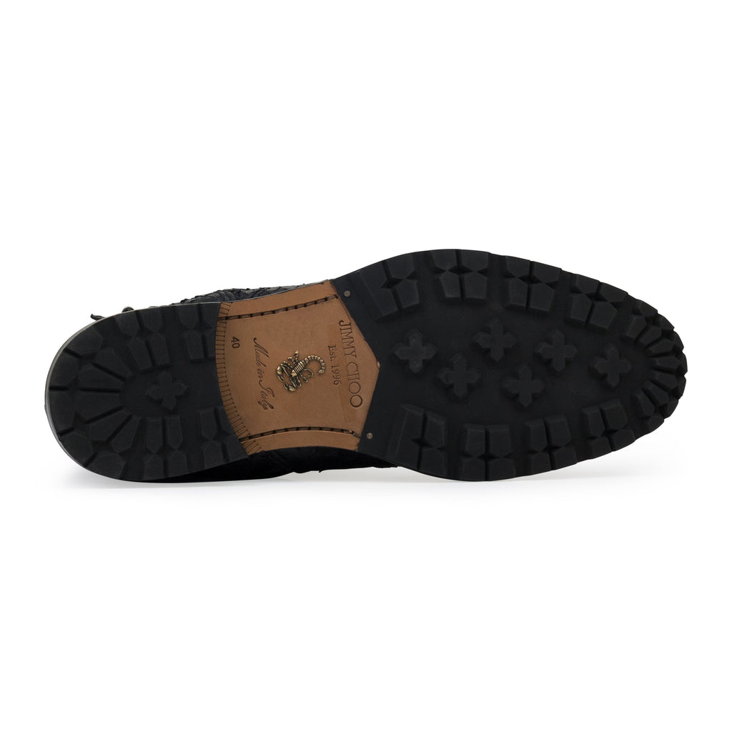 Black Snakeskin Boots