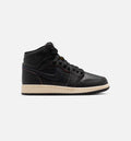 Air Jordan 1 Retro High OG “Black Muslin” Grade School High-Top Lifestyle Shoes