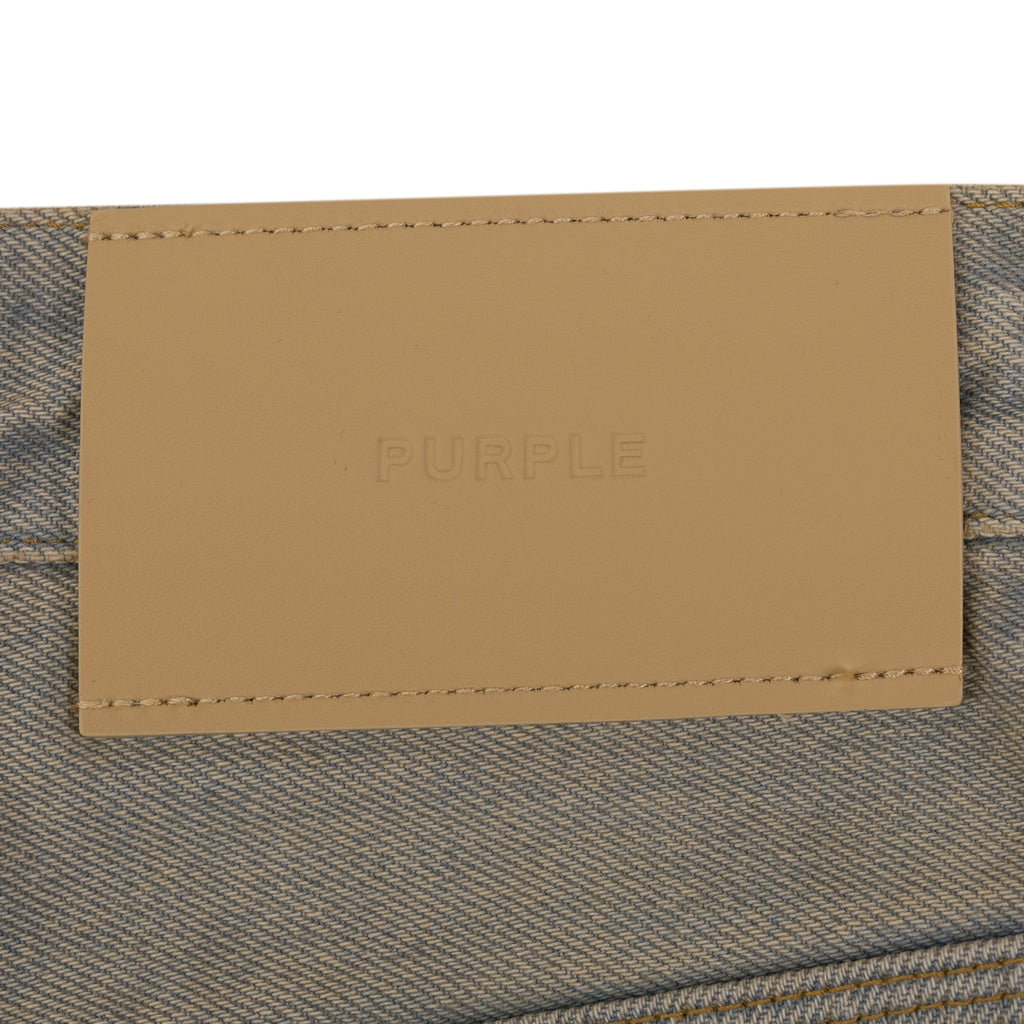 Light Indigo Verditer Destroyed Wide-Leg Jeans
