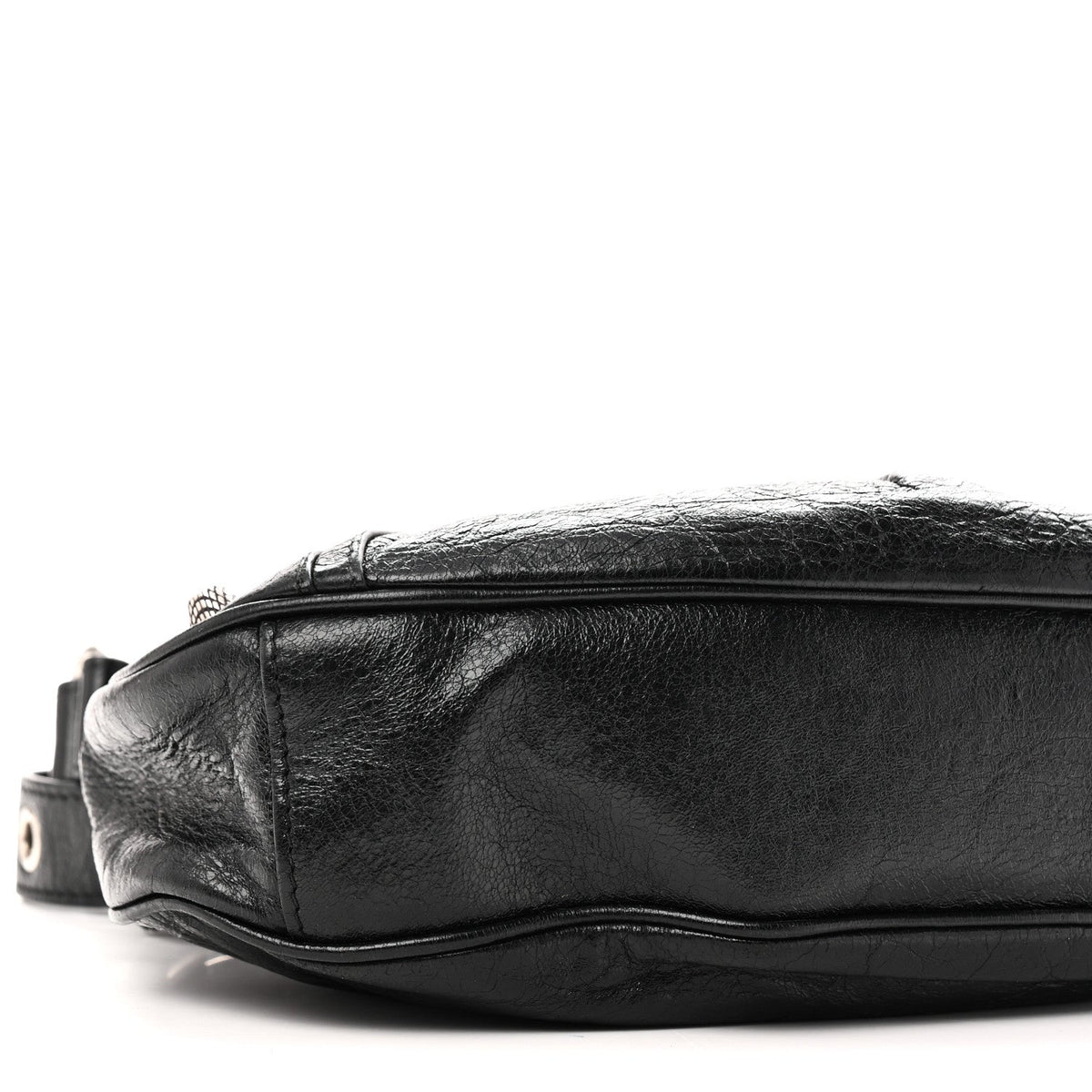 Agneau Arena Le Cagole Shoulder Bag XS Black