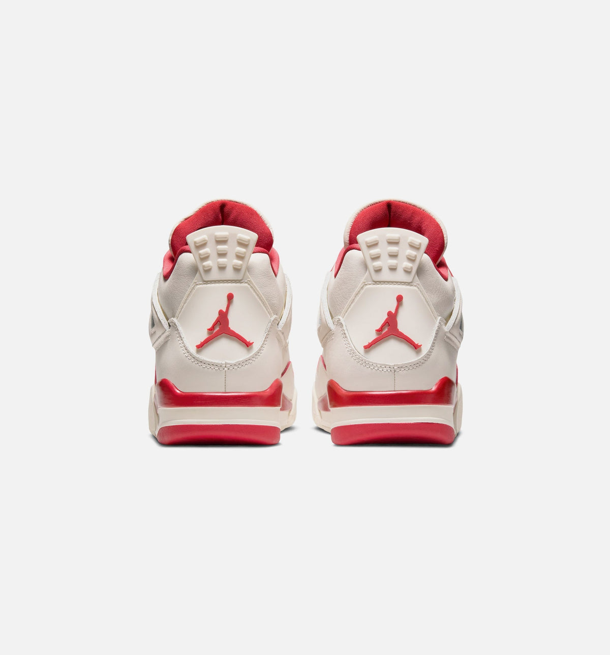 Air Jordan 4 Retro 'Valentine's Day' - Women's Lifestyle Sneaker (Pale Ivory/Sierra Red/Tough Red)