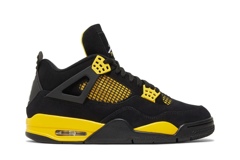 Air Jordan 4 Retro 'Thunder' (2023) – Black & Tour Yellow AJ4 | The Most Electric AJ4 Colorway in Its Most Faithful Modern Retro