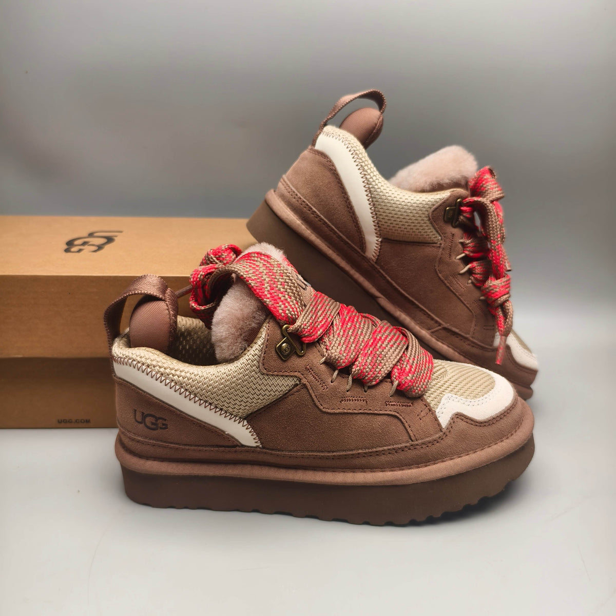 Antelope Brown Mesh Couples Athletic Casual Sneakers — New Arrival | In Stock