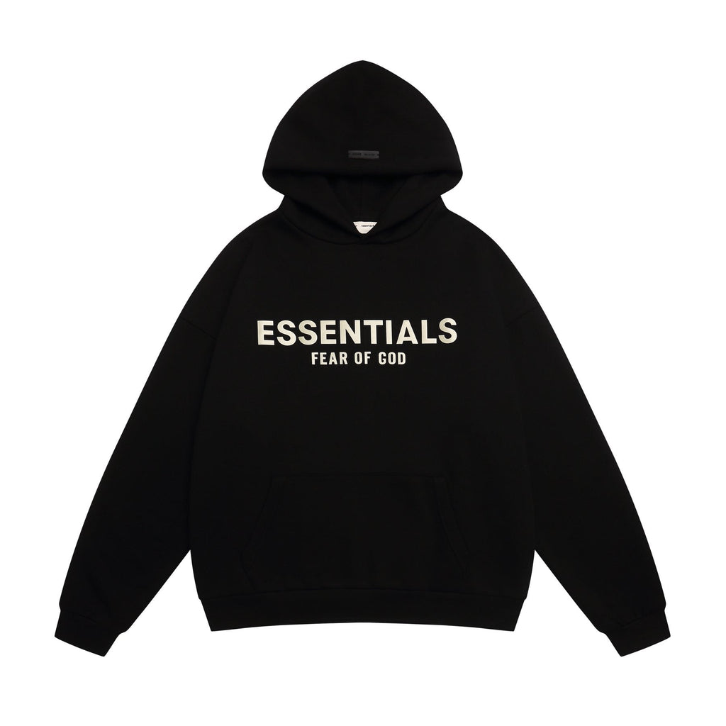 Essentials Fear of God Embossed Wordmark Pullover Hoodie