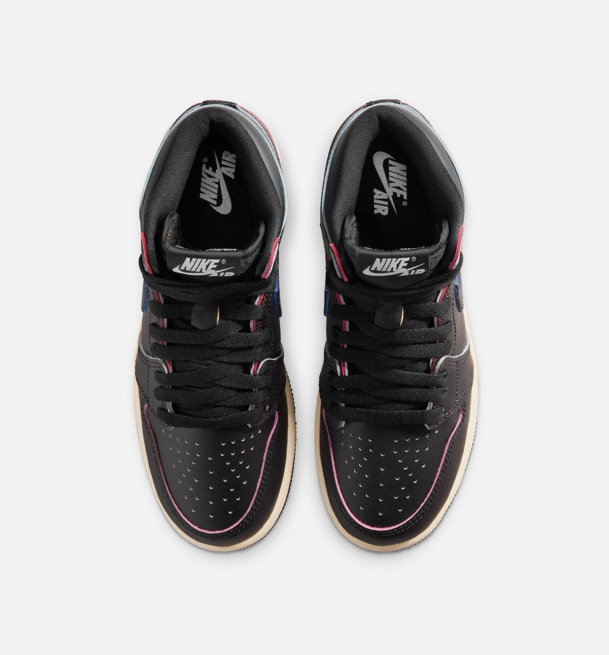 Air Jordan 1 Retro High OG “Black Muslin” Grade School High-Top Lifestyle Shoes