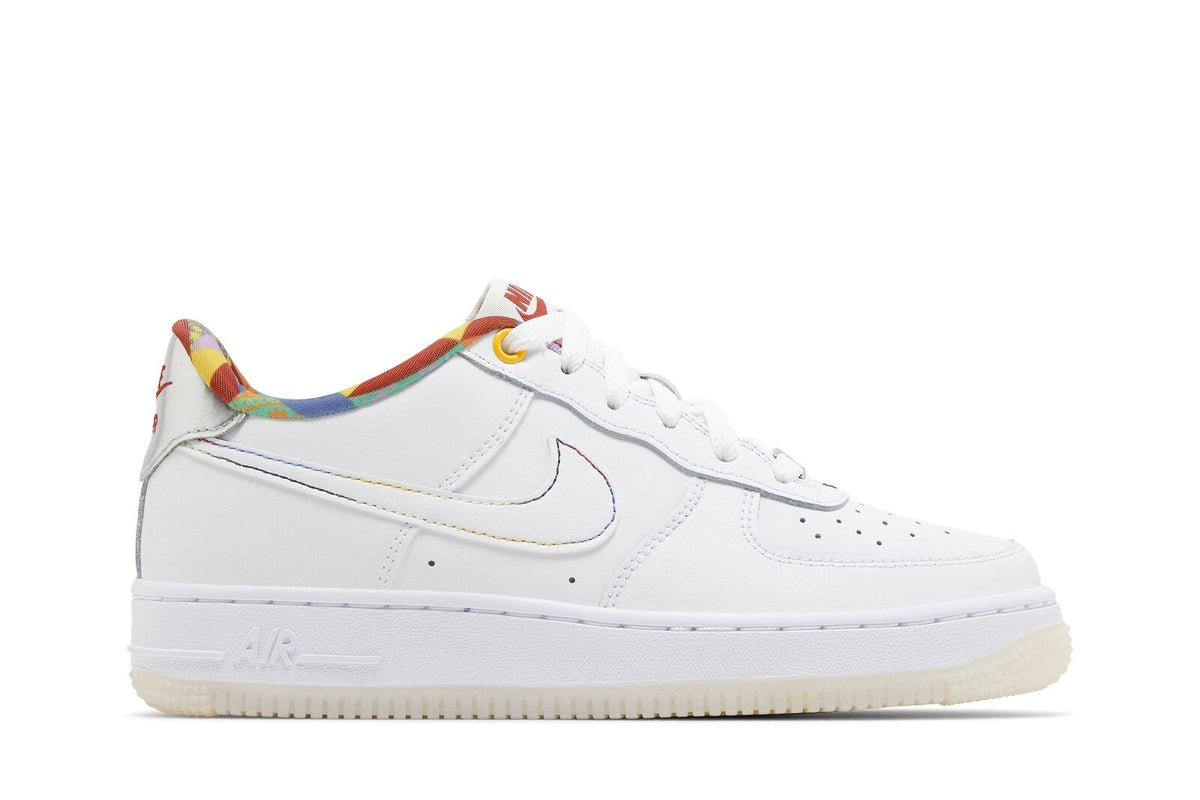 Big Kid's Nike Air Force 1 LV8 White/White-White (FN8912 111)