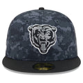 New Era 5950 Chicago Bears NFL 2026 Salute To Service Fitted Hat