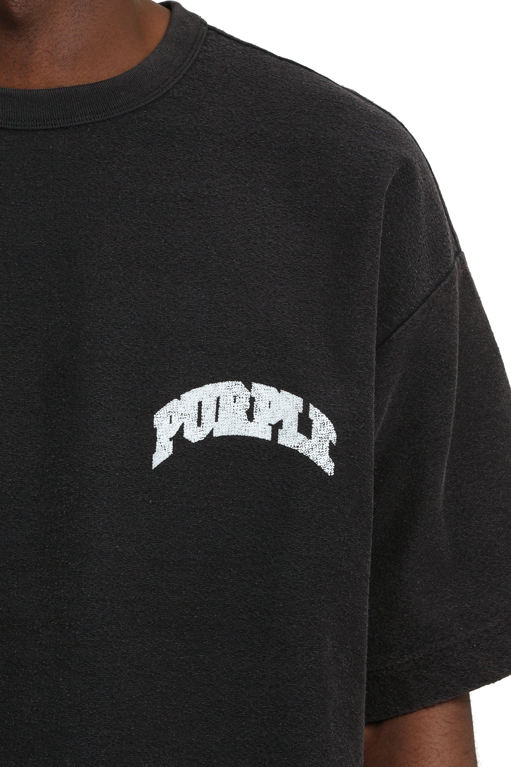 Purple Brand Heavyweight Textured Jersey Tee