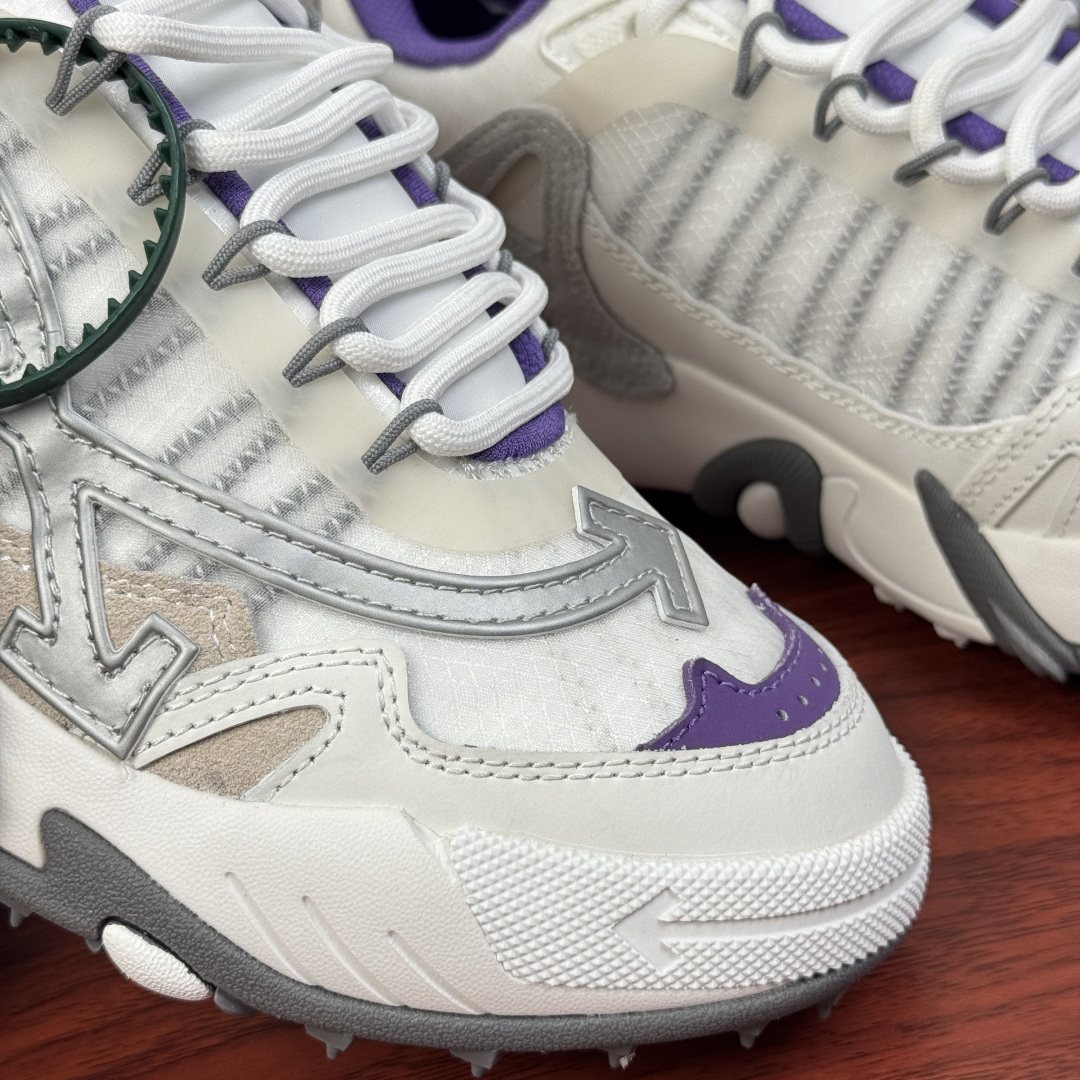Off-White ODSY-1000 White Purple Sneakers