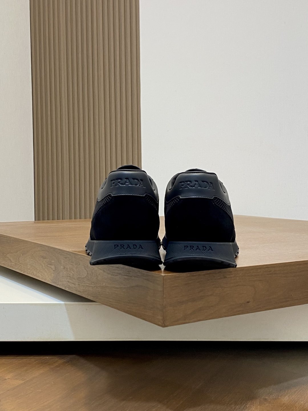 Prada Men's Panel Low-Top Sneakers - Padded Collar