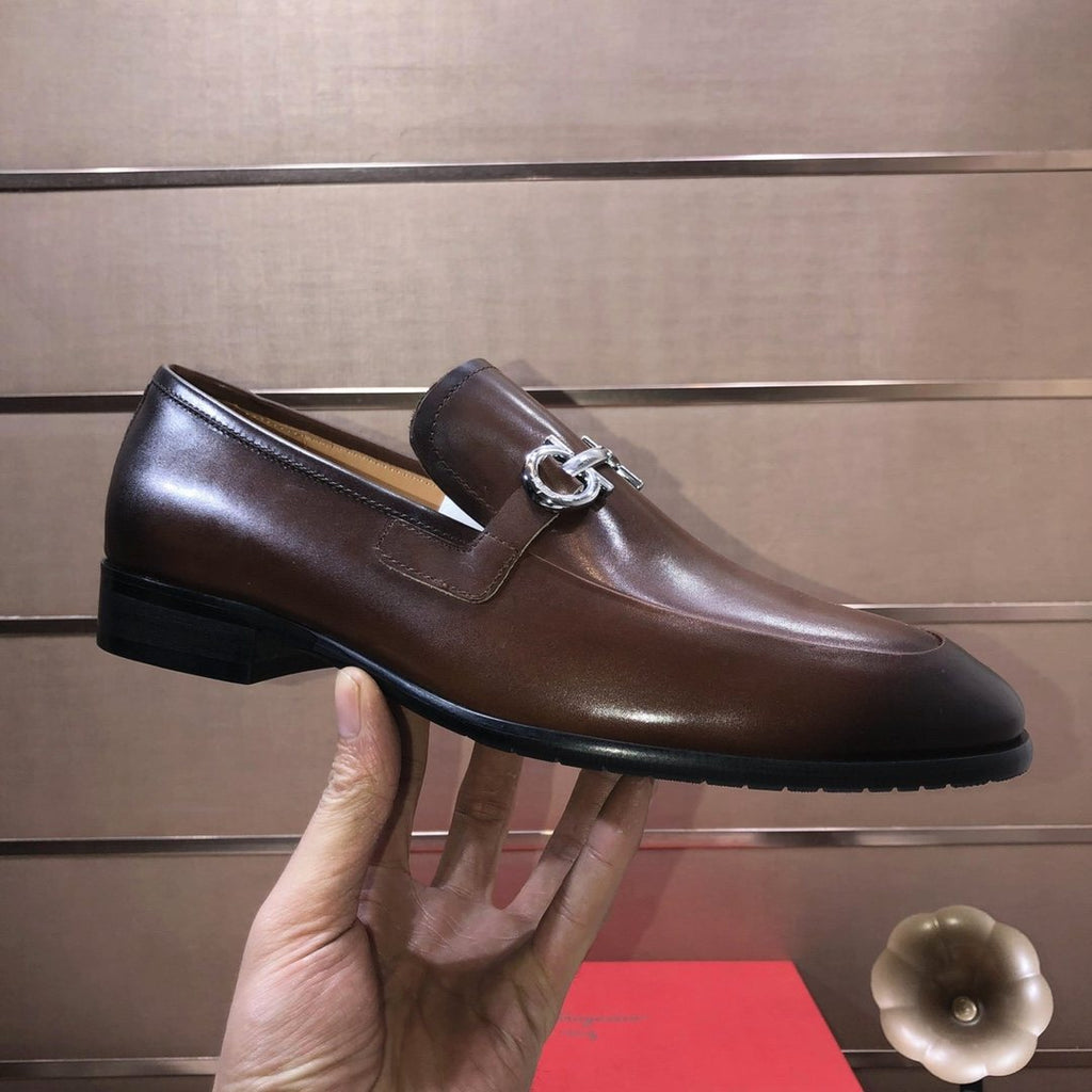 Ferragamo Horsebit Leather Loafers