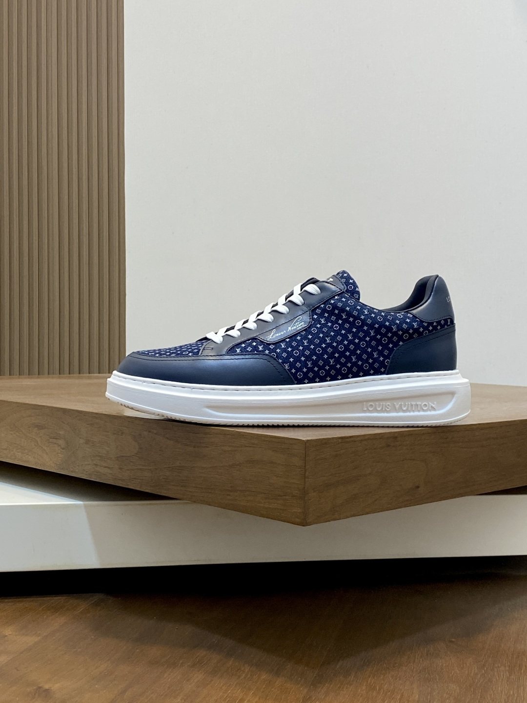 Louis Vuitton Textured Low-Top Sneakers